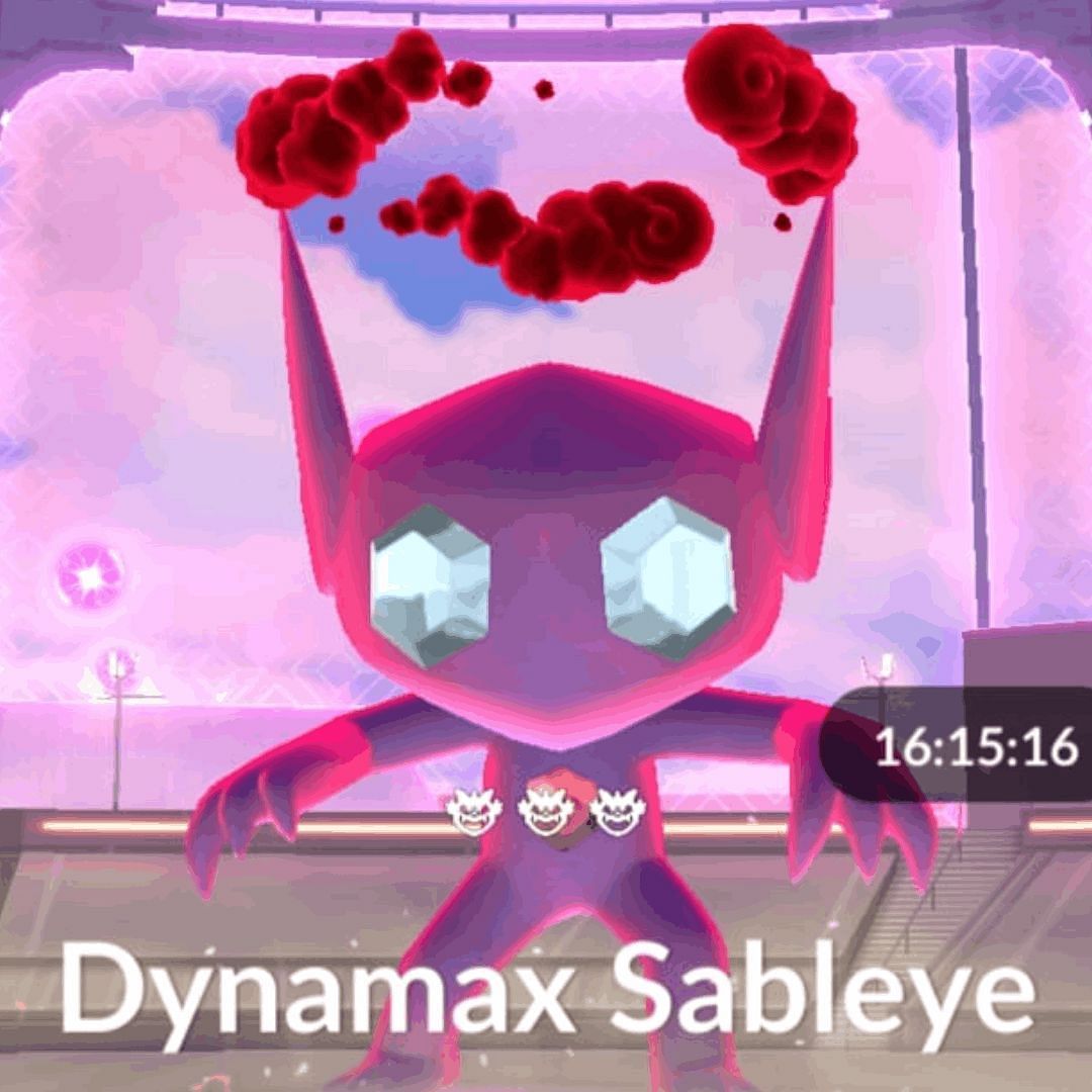 Pokemon GO Dynamax Sableye (Image via Sportskeeda Gaming/TPC)